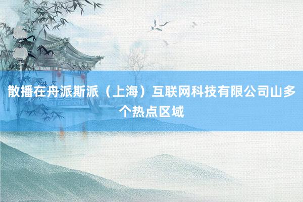 散播在舟派斯派（上海）互联网科技有限公司山多个热点区域
